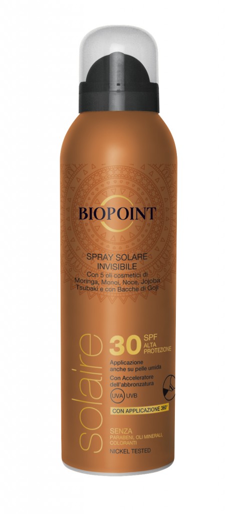 Biopoint Solaire_Spray Solare InvisibileSPF.30