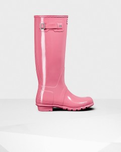 stivali wellington original tall lucidi da donna